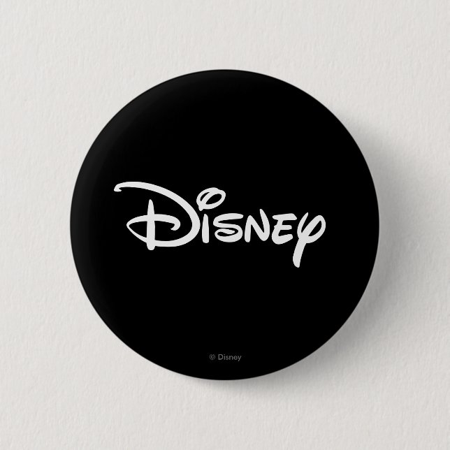 Disney White Logo Button (Front)