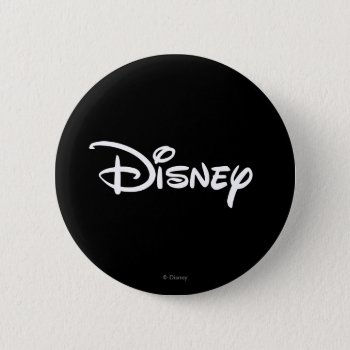Disney White Logo Button by DisneyLogosLetters at Zazzle