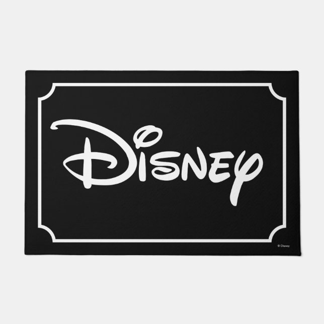 Disney White Logo Doormat (Front)