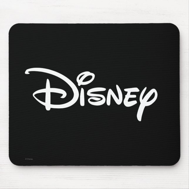 Disney White Logo Mouse Pad (Front)