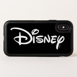 Disney White Logo OtterBox Symmetry iPhone X Case