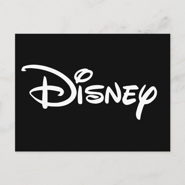 Disney White Logo Postcard (Front)