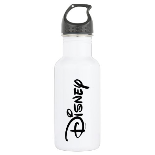 Disney White Logo Stainless Steel Water Bottle