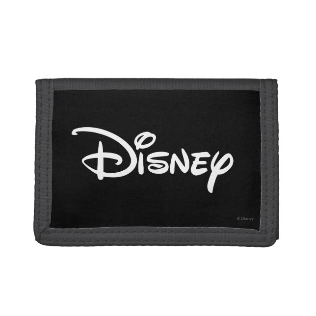 Disney White Logo Tri-fold Wallet (Front)