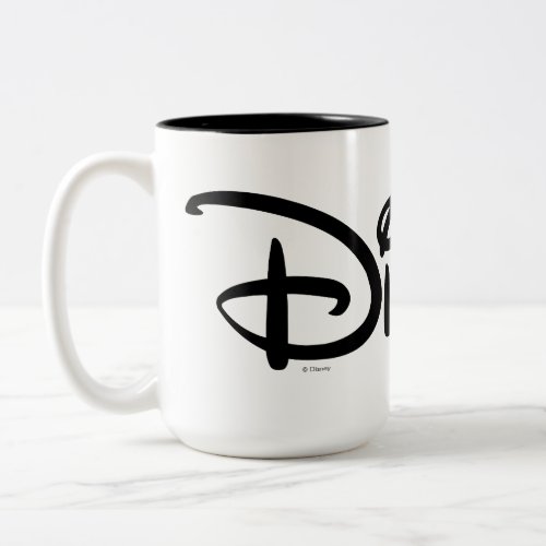 Disney White Logo Two_Tone Coffee Mug