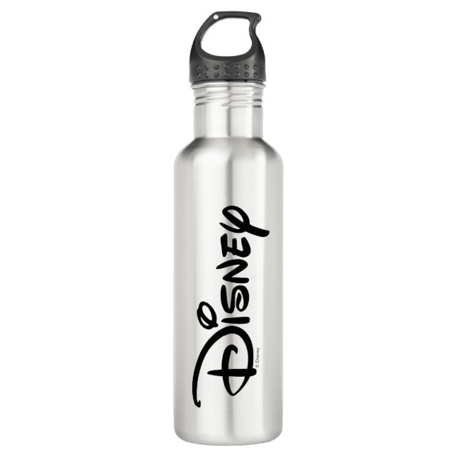 Disney White Logo Water Bottle (Front)