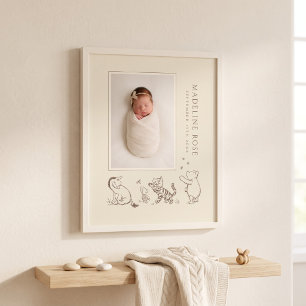 Disney Winnie the Pooh Baby Name Poster