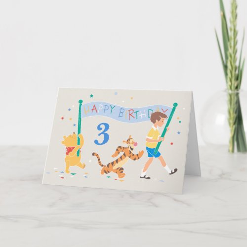 Disney Winnie the Pooh Birthday Card