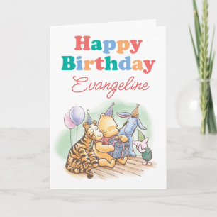 Disney Winnie the Pooh Birthday Card