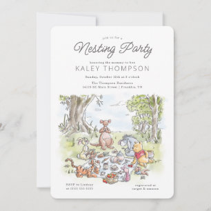 Disney Winnie the Pooh Nesting Party Invitation