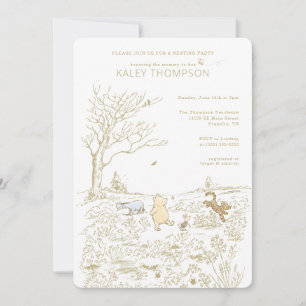 Disney Winnie the Pooh Nesting Party Invitation