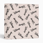 Disney Word Logo Pattern 3 Ring Binder
