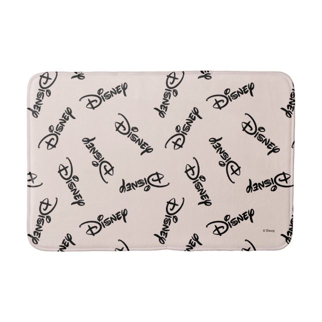 Disney Word Logo Pattern Bath Mat (Front)