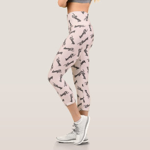 Spinning Tea Cups Womens Ladies Yoga Capri Cropped Leggings All-over Print  inspired by Disney World Disneyland Mad Tea Party XS to XL -  Sweden