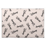 Disney Word Logo Pattern Cloth Placemat