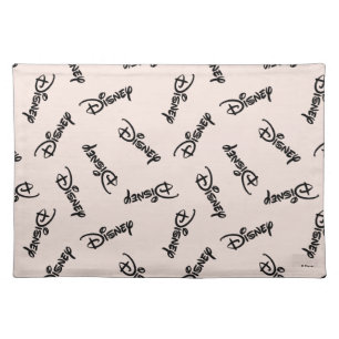 Disney Word Logo Pattern Cloth Placemat