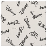 Disney Word Logo Pattern Fabric