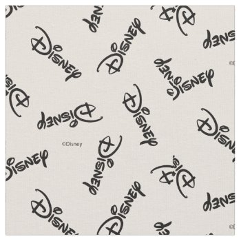 Disney Word Logo Pattern Fabric by DisneyLogosLetters at Zazzle