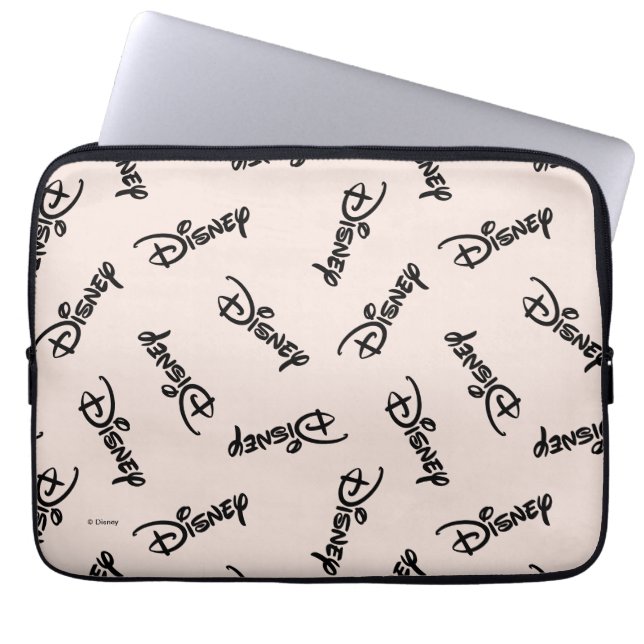 Disney Word Logo Pattern Laptop Sleeve (Front)