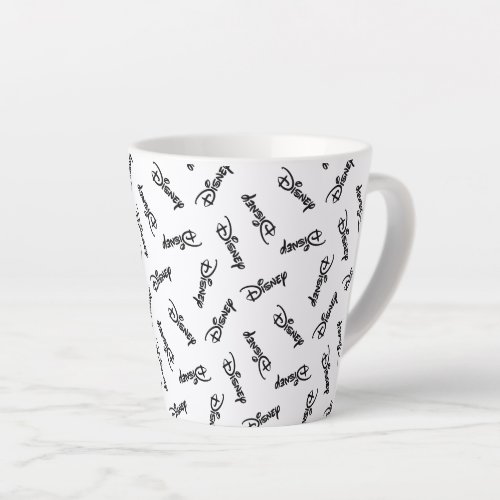 Disney Word Logo Pattern Latte Mug