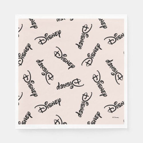 Disney Word Logo Pattern Napkins