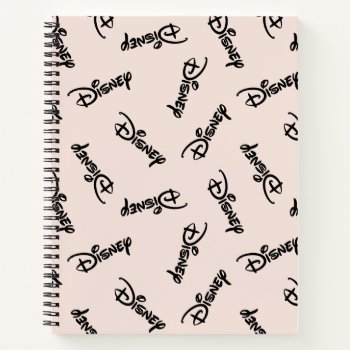 Disney Word Logo Pattern Notebook by DisneyLogosLetters at Zazzle