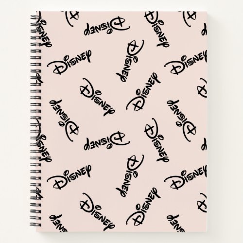 Disney Word Logo Pattern Notebook