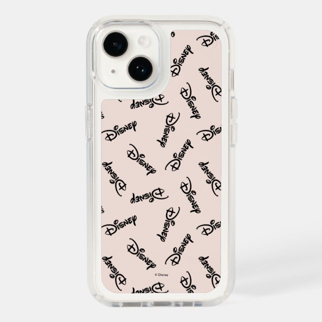 Disney Word Logo Pattern Speck iPhone Case (Front)