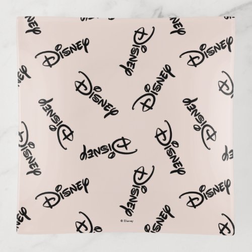 Disney Word Logo Pattern Trinket Tray