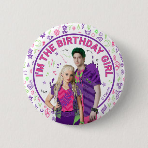 Disney Zombies Kids Birthday Button