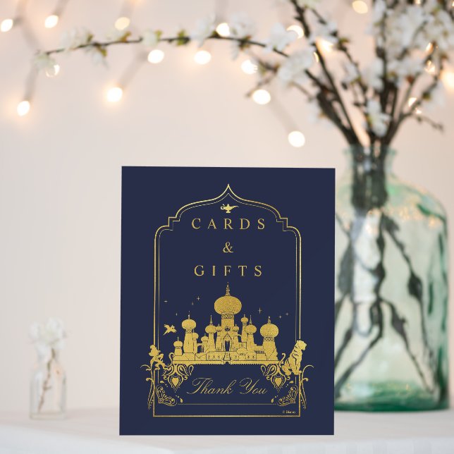 Disney's Aladdin Cards & Gifts Table Sign (In Situ (Wedding))