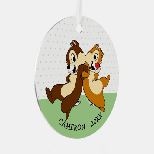 Disney's Chip 'n' Dale Metal Ornament Zazzle