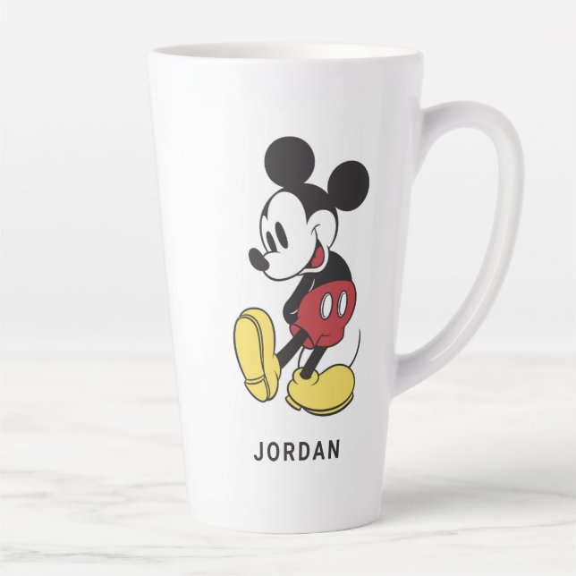 Disney's Classic Mickey Mouse Pose Latte Mug (Right)