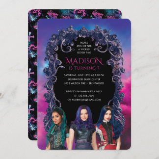 Disney's Descendants Girl's Birthday Invitation