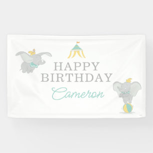 Disney's Dumbo 1st Birthday Banner