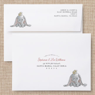 Disney's Dumbo Addressed Envelopes