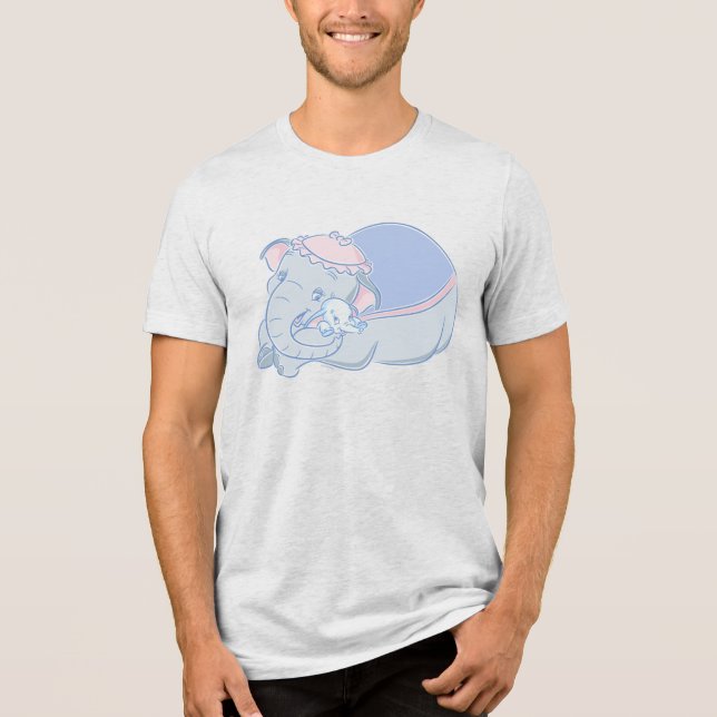 Disney's Dumbo and Jumbo: A Mother's Love Tri-Blend Shirt (Front)