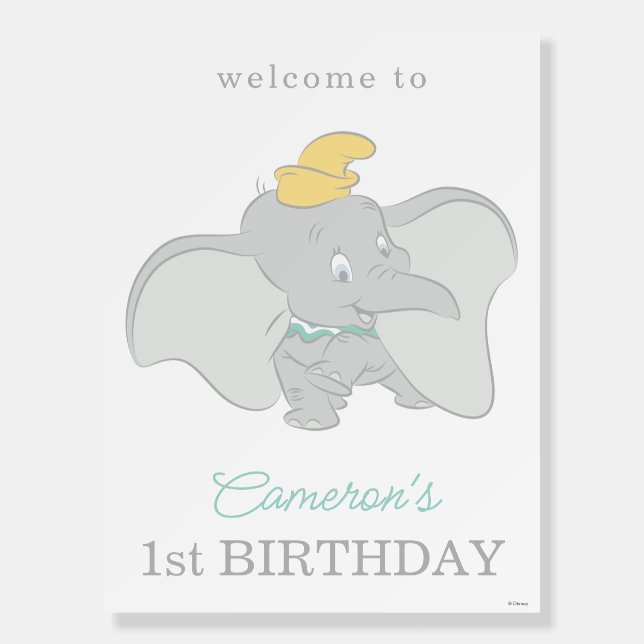 Disney's Dumbo | Birthday Welcome Sign (Front)