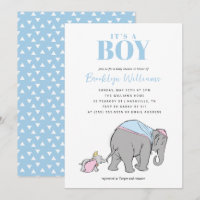 Disney's Dumbo & Jumbo Boy Baby Shower 