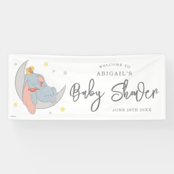 Disney's Dumbo | Over The Moon - Baby Shower Banner by dumbo at Zazzle