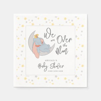Disney's Dumbo | Over The Moon - Baby Shower Napkins by dumbo at Zazzle