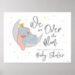 Disney&#39;s Dumbo | Over The Moon - Baby Shower Poster at Zazzle
