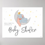 Disney&#39;s Dumbo | Over The Moon - Baby Shower Poster at Zazzle