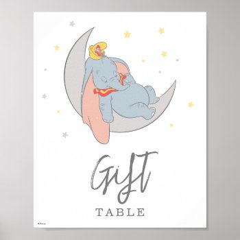 Disney's Dumbo | Over The Moon Gift Table Poster by dumbo at Zazzle
