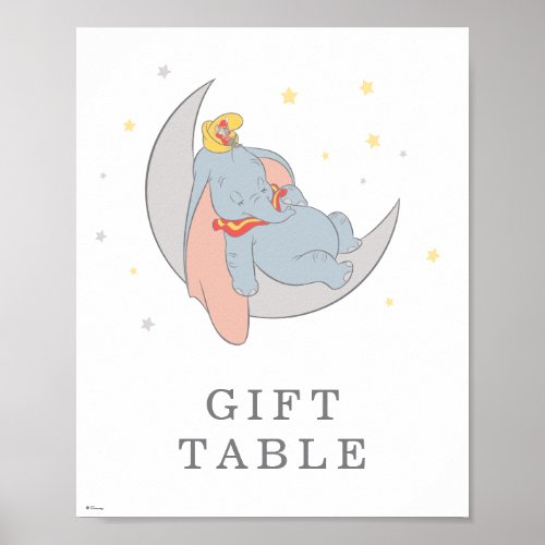 Disneys Dumbo  Over the Moon Gift Table Poster