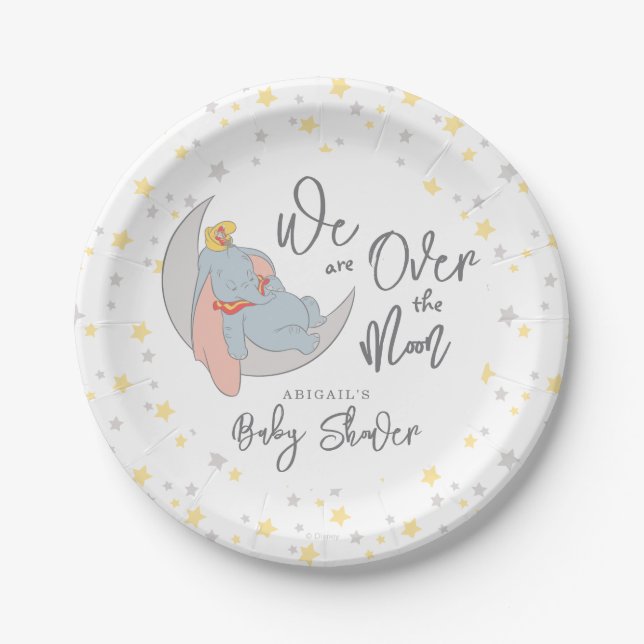 Disney's Dumbo | Over the Moon Paper Plates (Front)