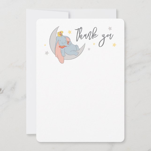 Disney's Dumbo | Over the Moon - Thank You Card (Front)
