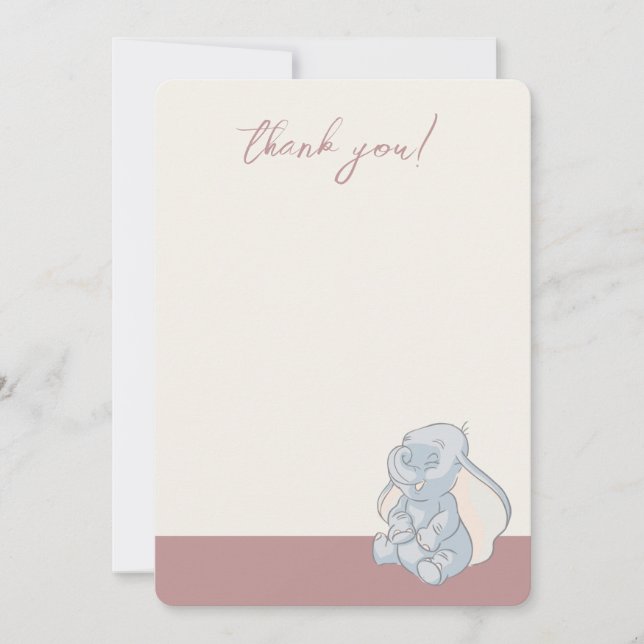 Disney's Dumbo | Over the Moon - Thank You Card (Front)