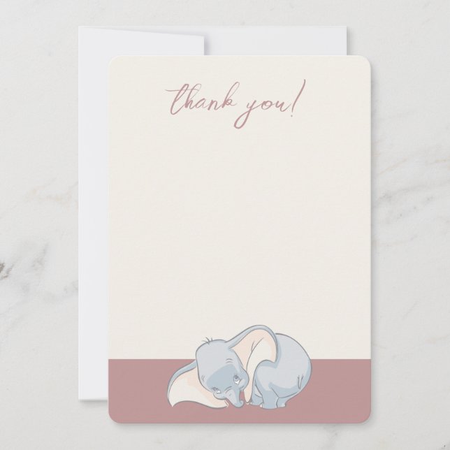 Disney's Dumbo | Over the Moon - Thank You Card (Front)