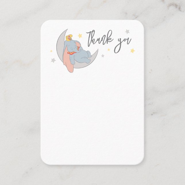 Disney's Dumbo | Over the Moon - Thank You Place Card (Front)